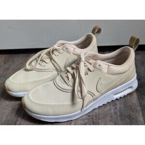 Nike Air Max Thea Premium Women's 8 FJ9304-204 Beach/Metallic Gold/Sail/Beach